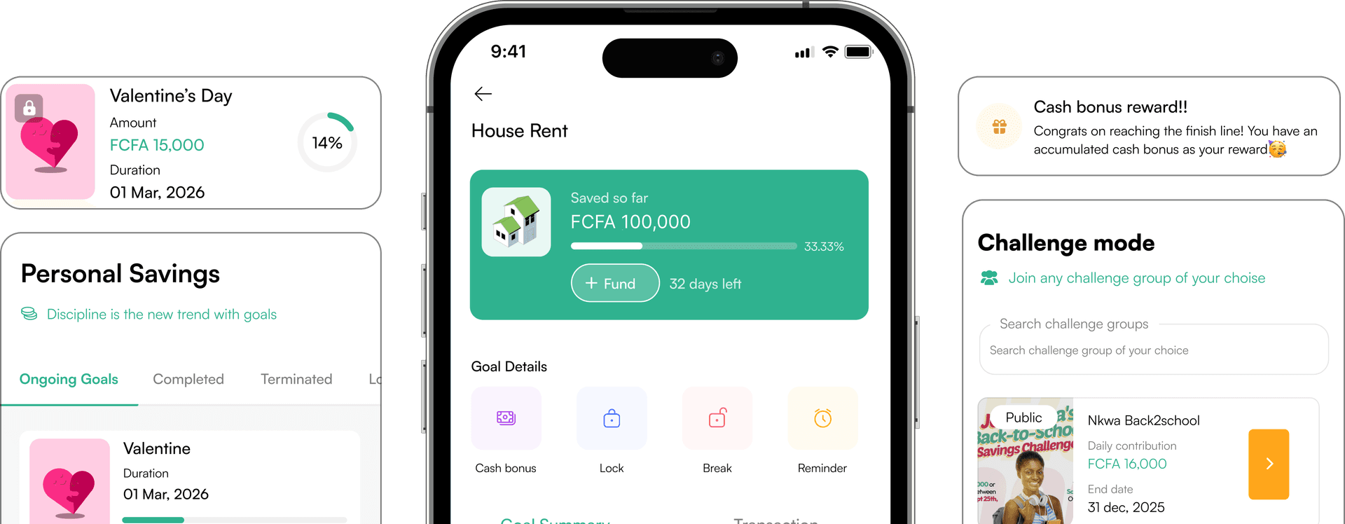 Screenshots of the Nkwa feature, showing details.