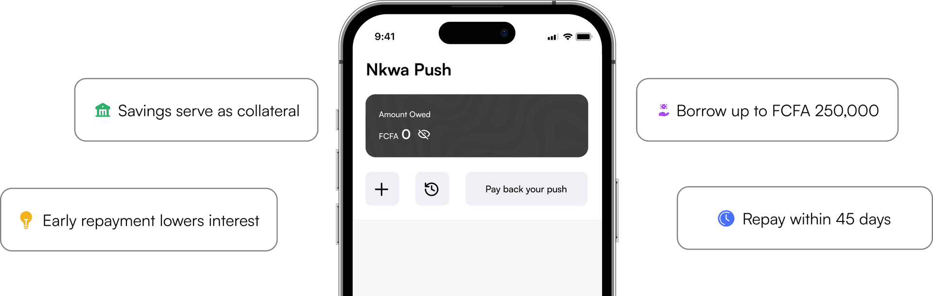 Screenshots of the Nkwa feature, showing details.