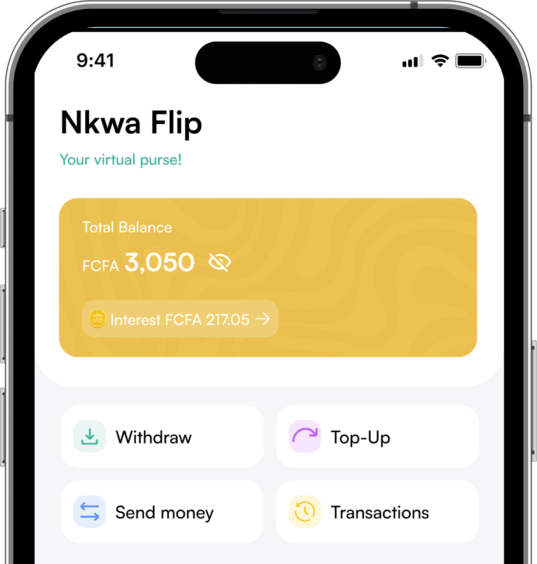 Screenshots of the Nkwa feature, showing details.